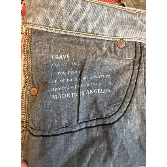 Trave IRINA Slim Raw Hem Gray Jeans Size 27 - Picture 5 of 10